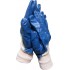 Rękawice robocze nitryl ściągacz niebieski