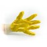 Rękawice robocze nitryl ściągacz żółty GRUBY