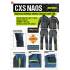 CXS NAOS spodnie Stretch CORDURA grey seledyn