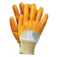 Rękawice nitrylowe pomarańczowe soft