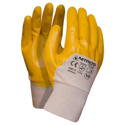 Rękawice robocze Super Nitros żółte