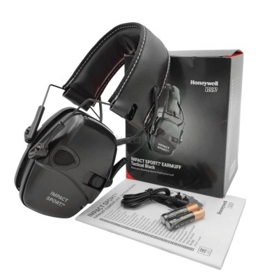 Nauszniki ochronniki aktywne HONEYWELL IMPACT SPORT Black